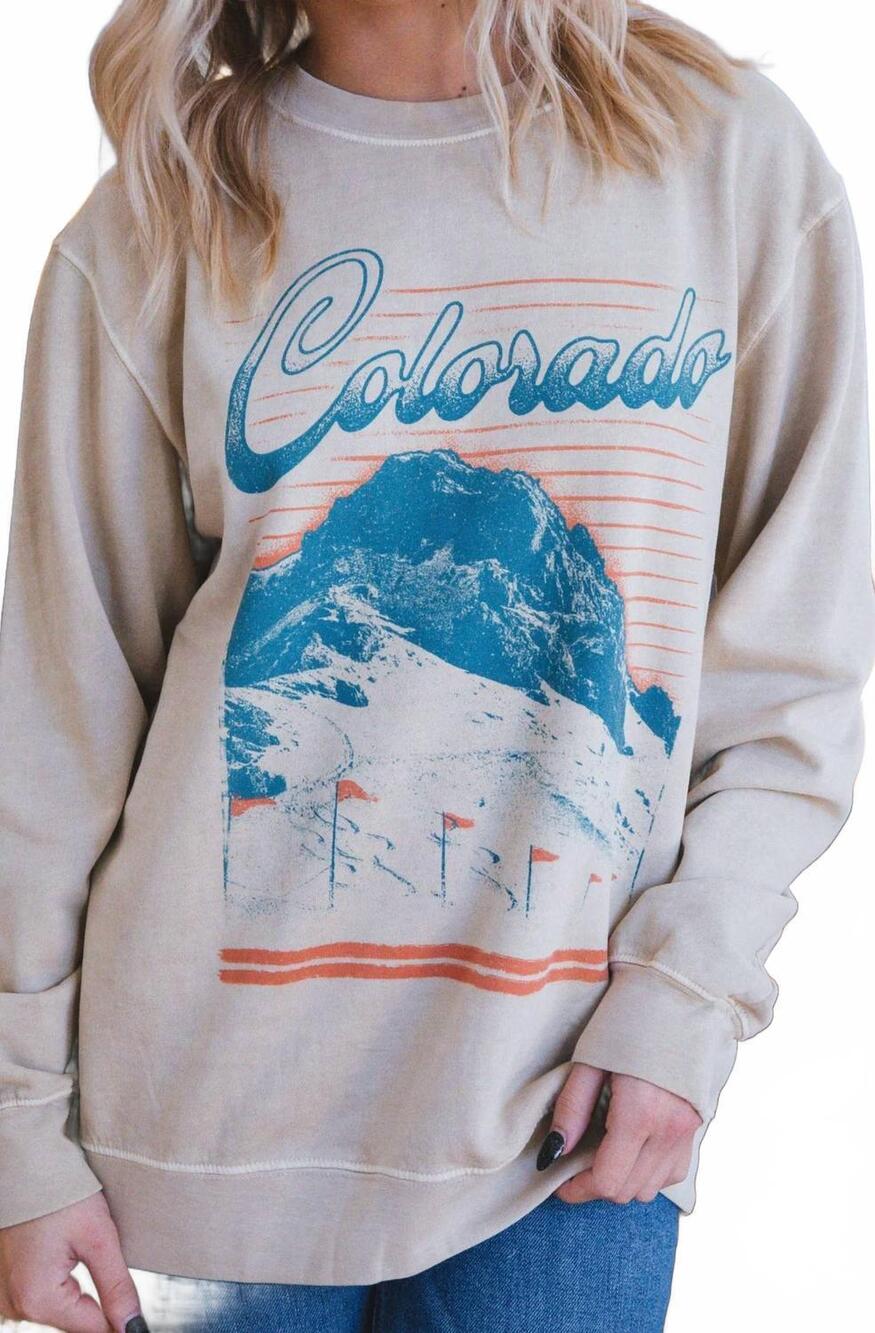 NEW GIRL DANGEROUS colorado pullover in tan